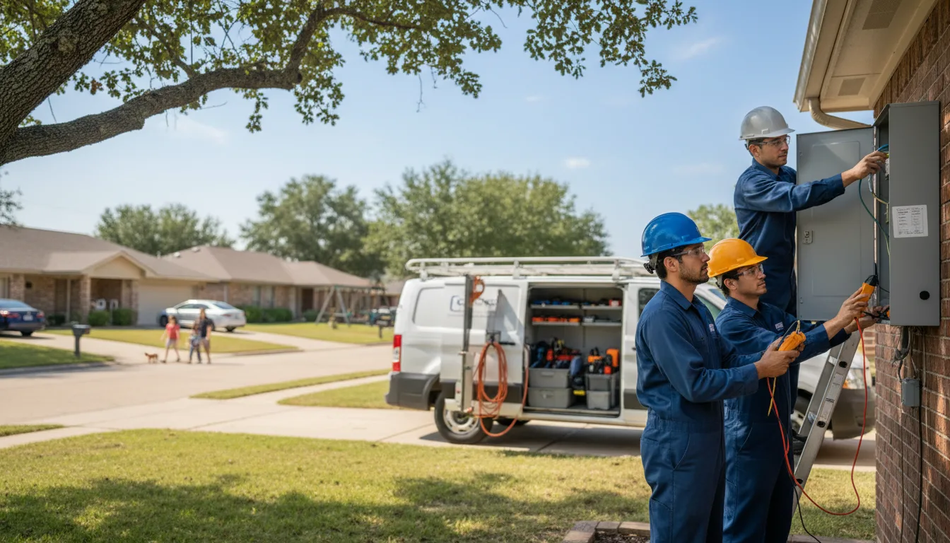 Certified electrician providing emergency electrical services in Whitestown, IN